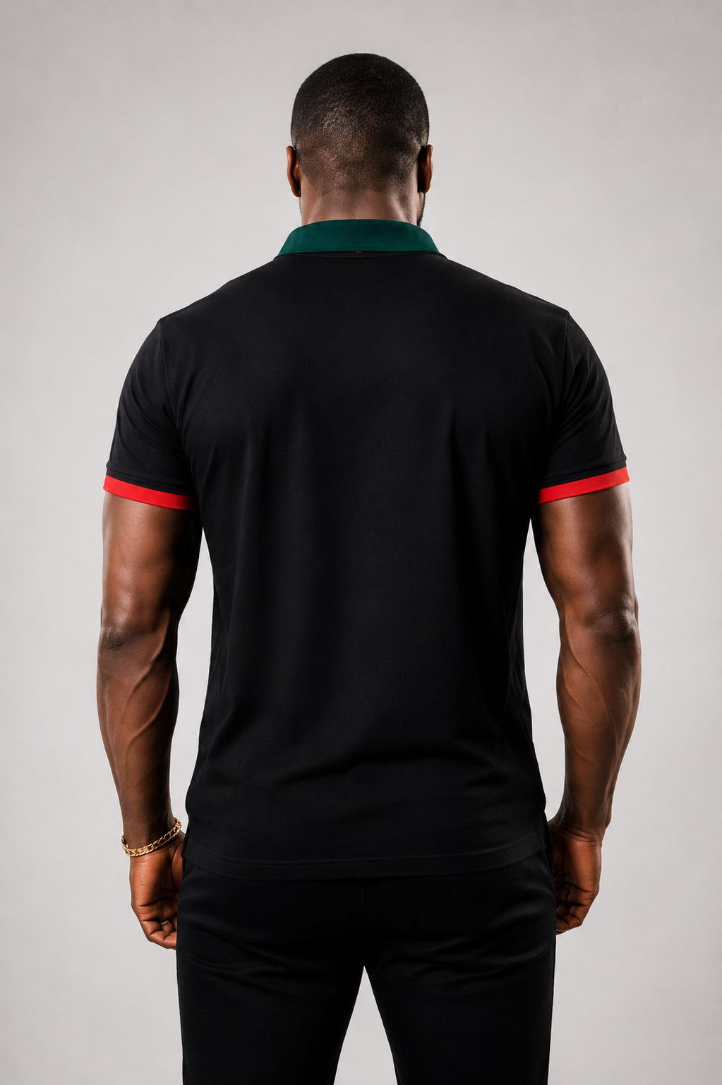 Polo Signature Premium Noir – Édition Limitée | Attitude Nègre