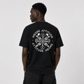 T-Shirt Urbain Dos Premium Noir Attitude Nègre - vue de face