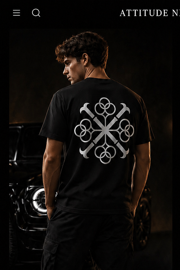 T-shirt empreintes arrière