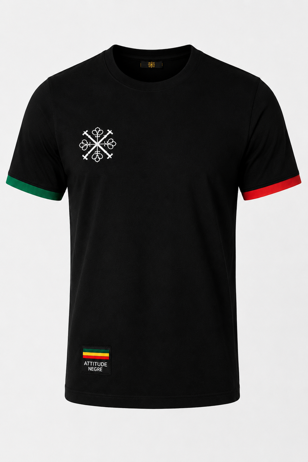 T-Shirt Empreinte 2026 Premium Noir Attitude Nègre - vue de dos