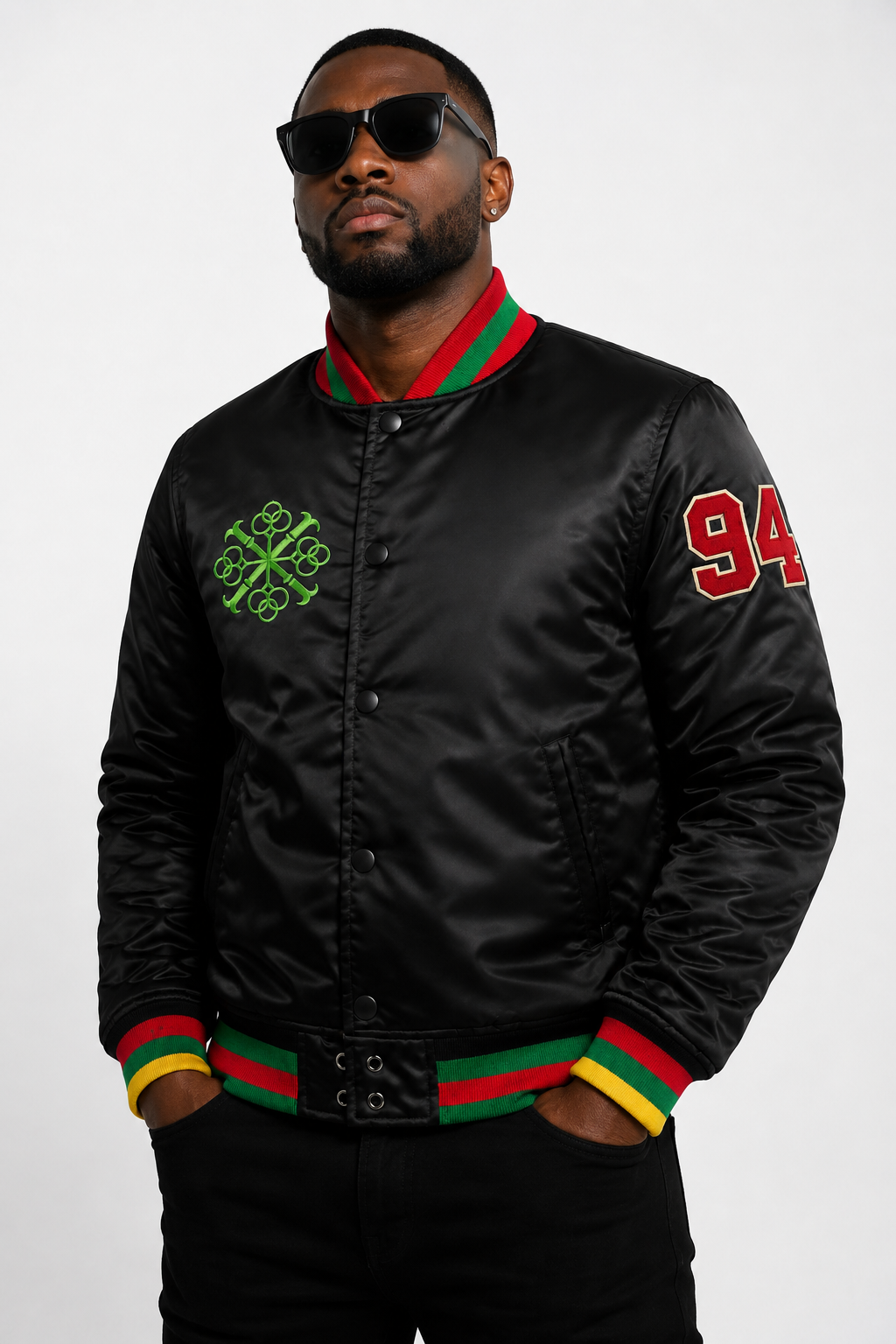 Veste Signature Attitude Nègre - détail finitions haut de gamme