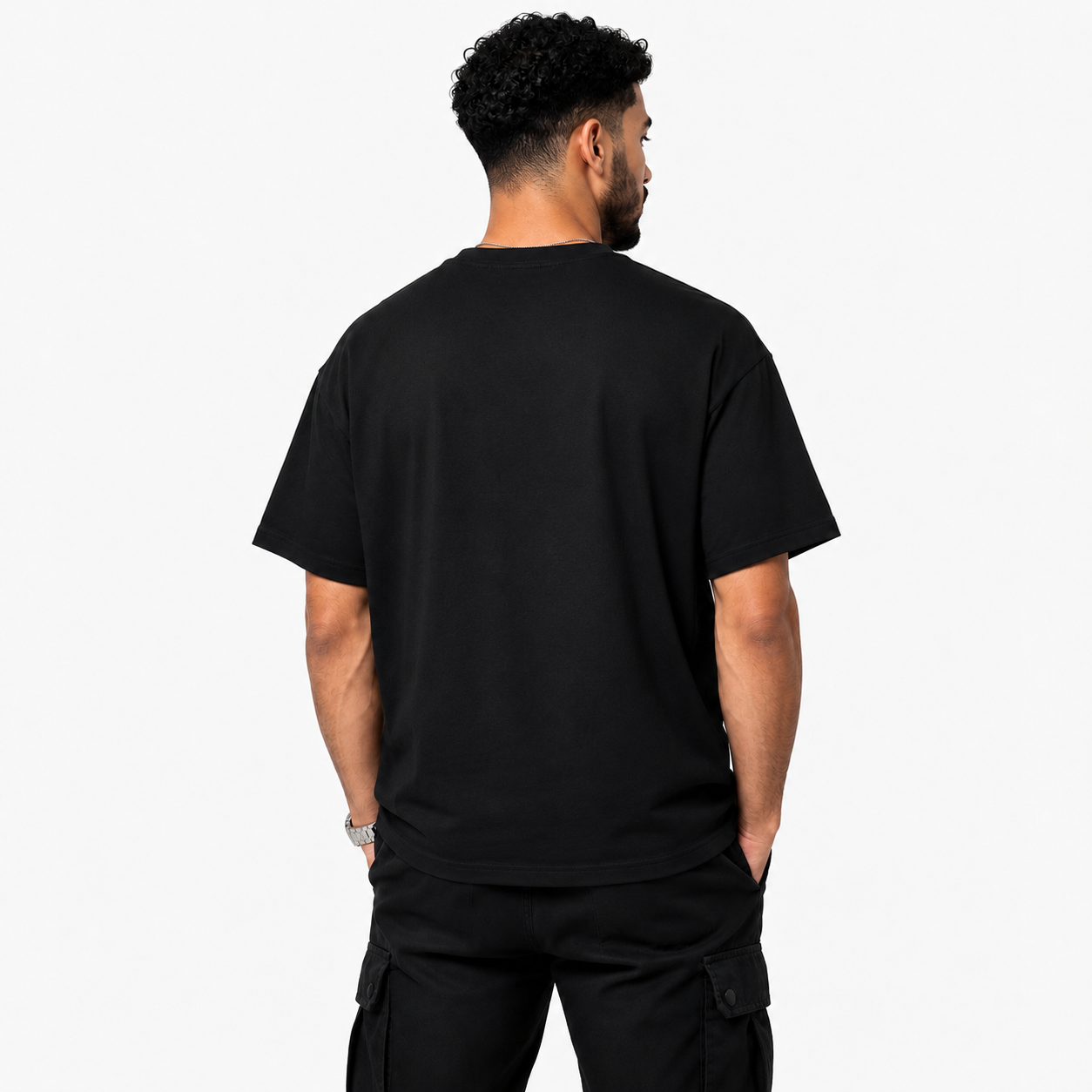 T-Shirt Signature Premium Noir – Édition Limitée | Attitude Nègre