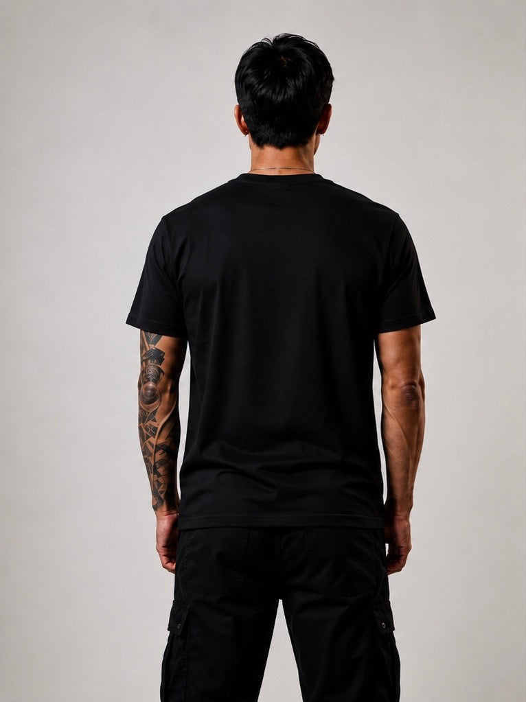 T-Shirt Origine Premium Noir – Édition Limitée | Attitude Nègre